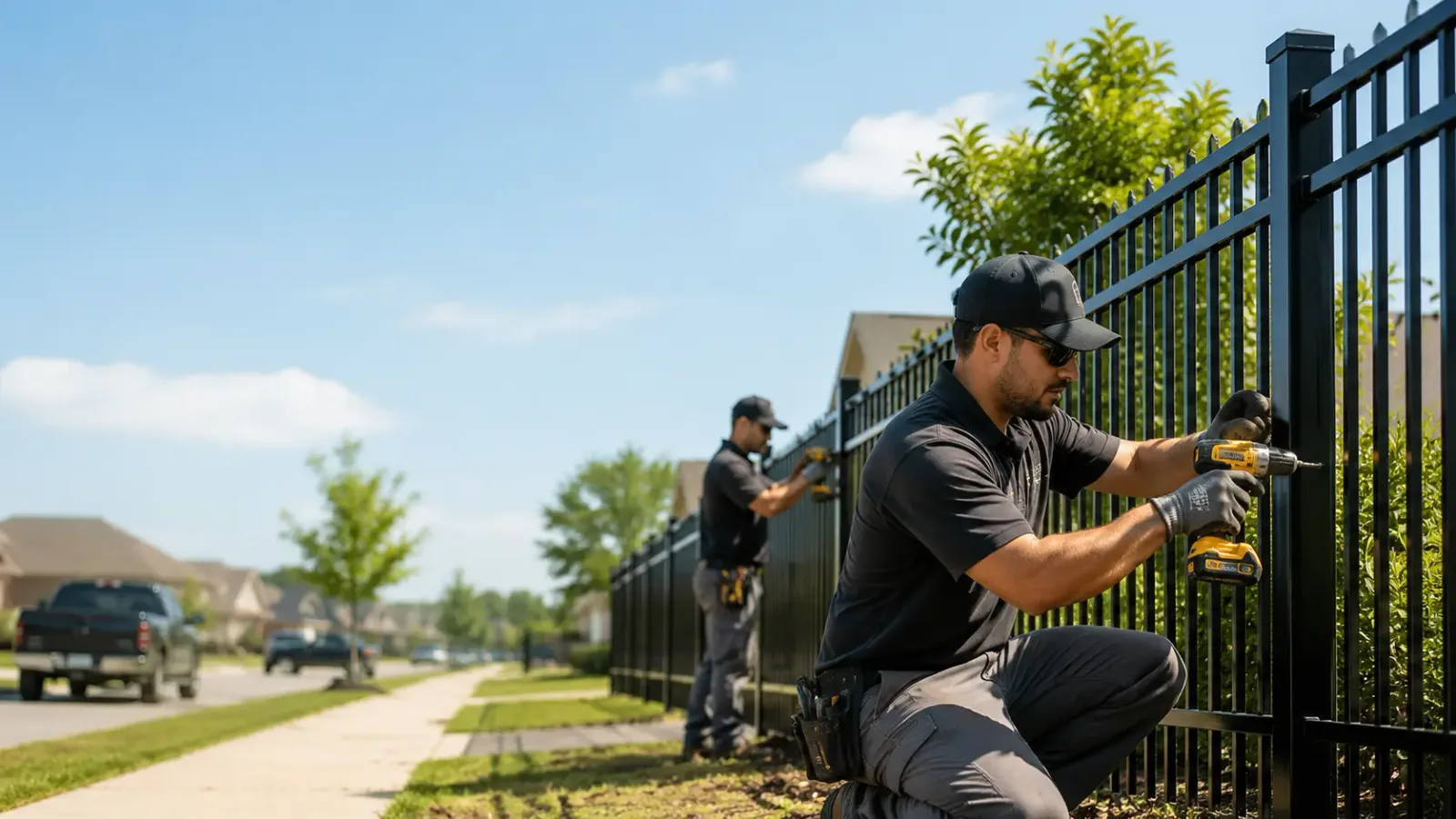 Metal Fence Installation in Carver, MA